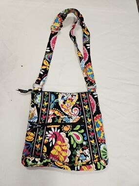 VERA BRADLEY X DISNEY PARKS MIDNIGHT WITH MICKEY HIPSTER CROSSBODY BAG